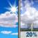 Today: Mostly Sunny then Slight Chance Showers And Thunderstorms