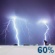 Overnight: A chance of rain showers before 4am, then a chance of showers and thunderstorms between 4am and 5am, then showers and thunderstorms likely. Mostly cloudy, with a low around 70. South wind around 5 mph. Chance of precipitation is 60%. New rainfall amounts less than a tenth of an inch possible. Overnight: Chance Showers And Thunderstorms